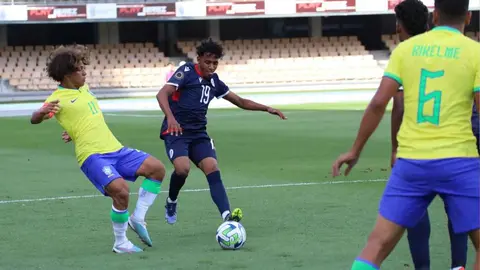 Brasil y Rep&uacute;blica Dominicana sub20 en Chap&iacute;n | Foto: Teresa Salas