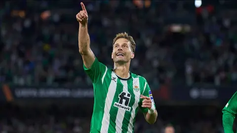 Sergio Canales celebra su gol Real Betis - Ludogorets | Salvador L&oacute;pez para El MIRA