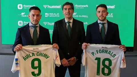 Presentaci&oacute;n de Chimy &Aacute;vila y Pablo Fornals con el Real Betis | Salvador L&oacute;pez Medina para El MIRA