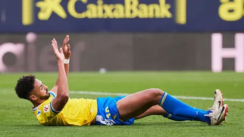 Chris Ramos en el C&aacute;diz CF - Valencia CF | Salvador L&oacute;pez Medina para El MIRA