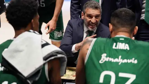 Ibon Navarro durante el Unicaja Baloncesto 101-84 Bilbao Basket en el Mart&iacute;n Carpena de M&aacute;laga