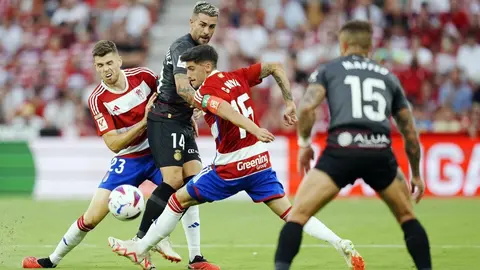 Imagen del partido de la primera vuelta entre el Granada CF y el RCD Mallorca