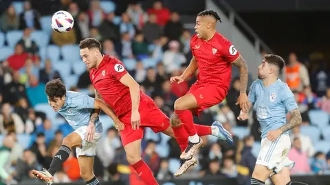 Imagen del encuentro de la primera vuelta entre el Sevilla FC y el RC Celta de Vigo