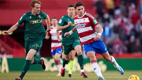 Imagen del partido de la primera vuelta entre el Granada CF y el C&aacute;diz CF