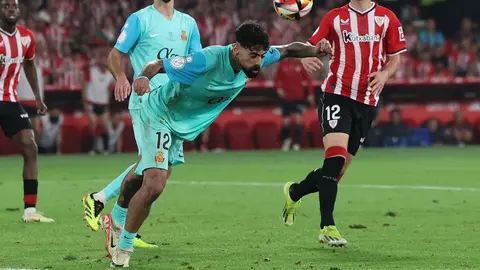 Sam&uacute; Costa fue uno de los mejores jugadores del RCD Mallorca en la final de la Copa del Rey