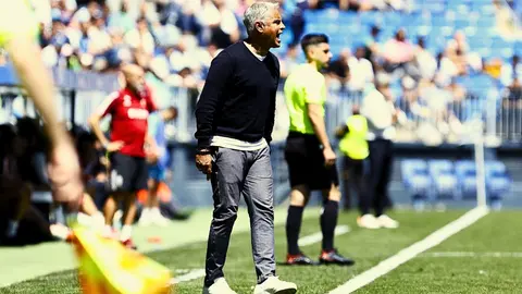 Sergio Pellicer durante el M&aacute;laga CF 0-0 Real Murcia