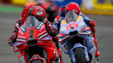 X Ducati Corse. Pecco y Marc M&aacute;rquez GP de Francia 2024