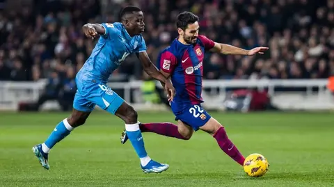 Dion Lopy e Ilkay G&uuml;ndogan en el FC Barcelona - UD Almer&iacute;a | FCB