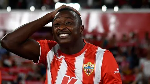 Umar Sadiq, ex delantero de la UD Almer&iacute;a que no volver&aacute; al club andaluz