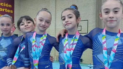 Gimnastas del Club La Barca-Jerez