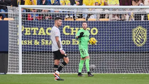 Conan Ledesma en el C&aacute;diz CF - Valencia CF | Salvador L&oacute;pez Medina para El MIRA