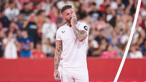 Sergio Ramos en su presentaci&oacute;n con el Sevilla FC | Salvador L&oacute;pez Medina para El MIRA