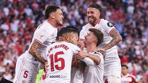 Gol de Acu&ntilde;a en el Sevilla FC - Granada CF | Salvador L&oacute;pez Medina para El MIRA