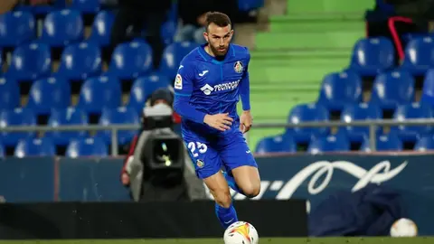Borja Mayoral, delantero del Getafe CF que se encuentra en la agenda del Real Betis