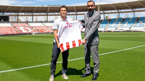 Rubi, en su presentaci&oacute;n como nuevo entrenador de la UD Almer&iacute;a | UDA