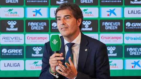 &Aacute;ngel Haro, presidente del Real Betis  | Salvador L&oacute;pez Medina para El MIRA