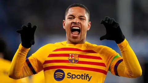 Vitor Roque, delantero del FC Barcelona que llegar&aacute; cedido al Real Betis