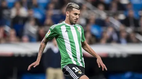 Dani Ceballos durante su etapa en el Real Betis