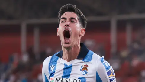 Carlos Fern&aacute;ndez, delantero de la Real Sociedad que ha sido cedido al C&aacute;diz CF