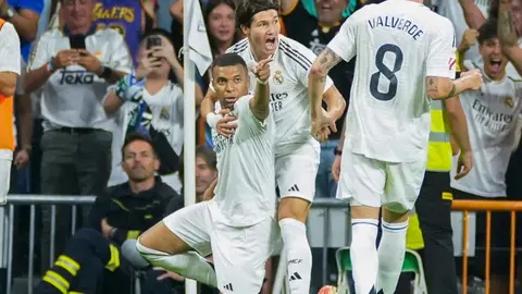 Gol de Kylian Mbapp&eacute; en el Real Madrid - Real Betis | Foto: LaLiga