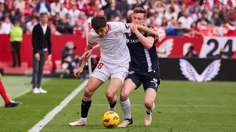 Juanlu S&aacute;nchez en el Sevilla FC - Real Sociedad | Salvador L&oacute;pez Medina para El MIRA