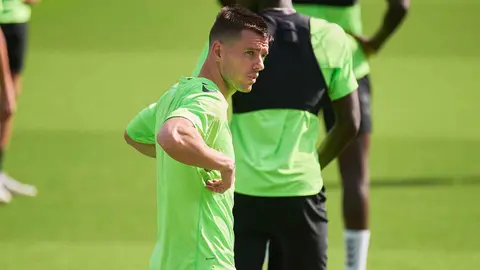 Lo Celso en el entrenamiento del Real Betis | Salvador L&oacute;pez Medina para El MIRA