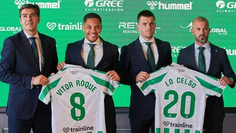 Presentaci&oacute;n de Vitor Roque y Lo Celso con el Real Betis | Salvador L&oacute;pez Medina para El MIRA