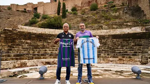 Unicaja Baloncesto y M&aacute;laga CF firman su hermanamiento