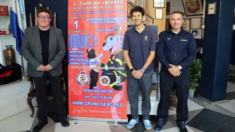 Presentaci&oacute;n de la IV Carrera Infantil Ben&eacute;fica de los Bomberos de Jerez
