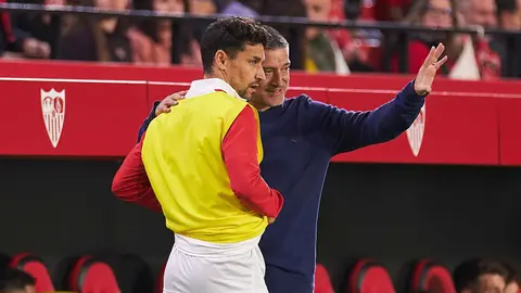 Jes&uacute;s Navas y Garc&iacute;a Pimienta en el Sevilla FC - CA Osasuna | Salvador L&oacute;pez Medina para El MIRA