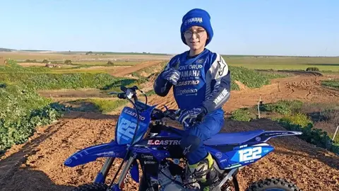 Daniel Ruiz, piloto jerezano de motocross con solo 9 a&ntilde;os