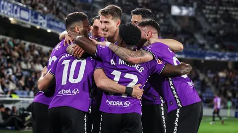 Los jugadores del C&oacute;rdoba CF celebran uno de los goles anotados ante el CD Tenerife | CCF