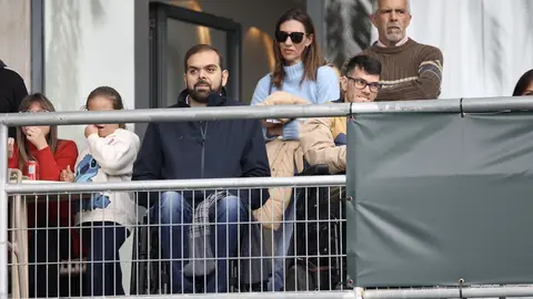 Francismo Zuasti en el Hotel de Chap&iacute;n durante un partido del Xerez CD