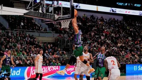 Tyson P&eacute;rez reconoce que el objetivo del Unicaja Baloncesto es "jugar la final ACB"
