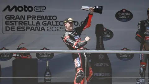 Victoria de Manu Gonz&aacute;lez en Moto2 en el Gran Premio de Espa&ntilde;a 2025 | Cristo Garc&iacute;a