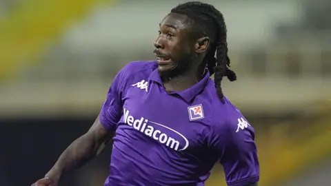 Moise Kean, delantero de la Fiorentina | ACF