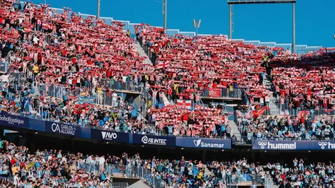 Aficionados de la UD Almer&iacute;a desplazados a La Rosaleda | UDA