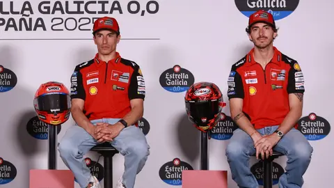 Marc M&aacute;rquez y Pecco Bagnaia rueda de prensa MotoGP Gran Premio de Espa&ntilde;a 2025 | Cristo Garc&iacute;a