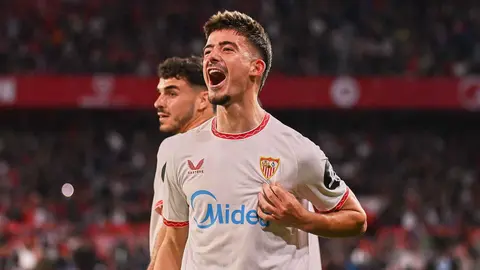 Gol de Kike Salas en el Sevilla FC - RCD Mallorca | Salvador L&oacute;pez Medina para El MIRA