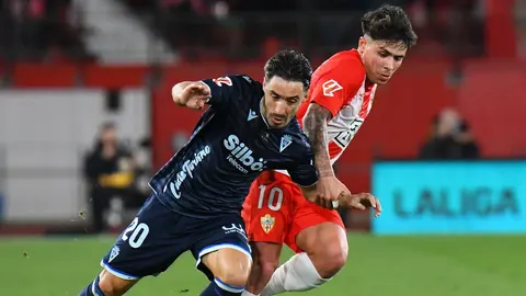 Iza Carcel&eacute;n y Nico Melamed en el UD Almer&iacute;a - C&aacute;diz CF | CCF