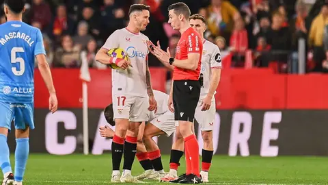 Sa&uacute;l &Ntilde;&iacute;guez en el Sevilla FC - RCD Mallorca | Salvador L&oacute;pez Medina para El MIRA