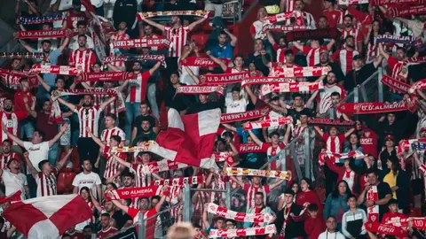 Aficionados de la UD Almer&iacute;a durante un partido jugado en casa | UDA