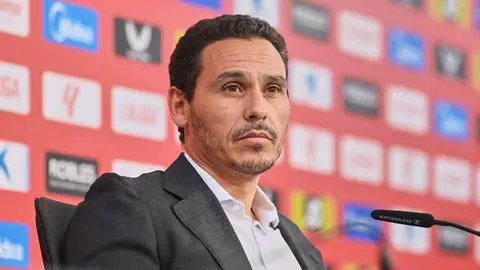 Del Nido Carrasco en la rueda de prensa de balance del Sevilla FC | Salvador L&oacute;pez Medina para El MIRA