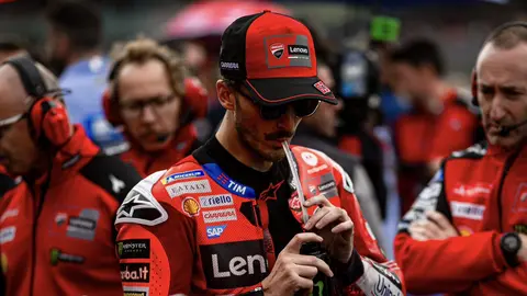 Pecco Bagnaia durante el Gran Premio de Inglaterra | Pecco Bagnaia