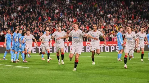 Gol de Kike Salas en el Sevilla FC - Mallorca | Salvador L&oacute;pez Medina para El MIRA