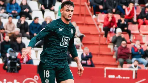 Marc Pubill durante un Albacete Balompi&eacute; - UD Almer&iacute;a | UDA