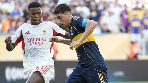 Miguel Merentiel durante el Boca Juniors - Benfica del Mundial de Clubes | BJ