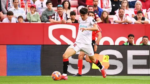 Juanlu S&aacute;nchez durante el Sevilla FC - CD Legan&eacute;s | Salvador L&oacute;pez Medina para El MIRA
