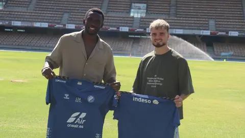 Presentaci&oacute;n de St&eacute;phane Eman&aacute; y de Julen Ekiza nuevos jugadores del Xerez Deportivo | Juan Antonio Zarzuela
