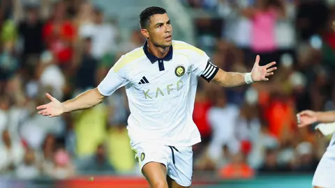 Cristiano Ronaldo celebra un gol anotado con el Al Nassr en la pretemporada | ANFC